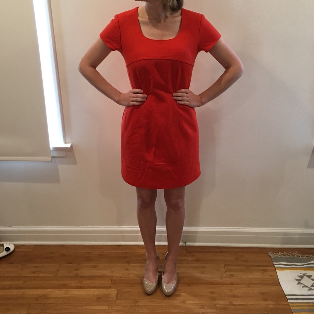 Orange Mod dress